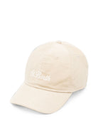 Cappello in velluto MC2 Saint Barth Kids beige in velluto a coste BASB0025 02550M MC2 ST. BARTH 