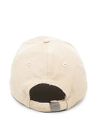 Cappello in velluto MC2 Saint Barth Kids beige in velluto a coste BASB0025 02550M MC2 ST. BARTH 