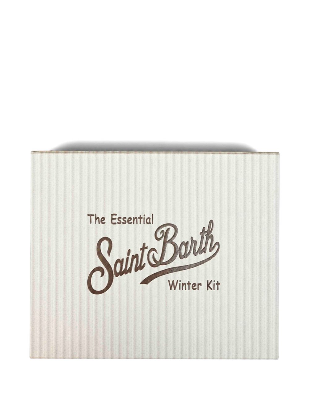 Set berretto e scaldacollo per donna MC2 St. Barth beige con logo ricamato sul davanti BOX0041 00023M MC2 ST. BARTH 