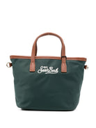 Borsa Mini City Bag MC2 St.Barth verde logo ricamato CB0005 00169M MC2 ST. BARTH KIDS 