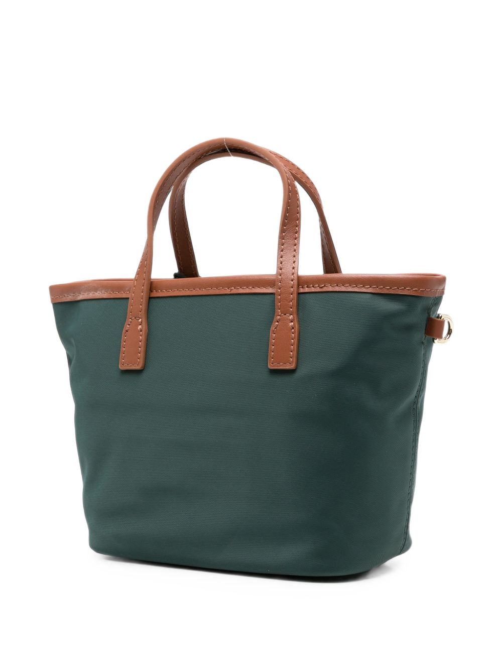 Borsa Mini City Bag MC2 St.Barth verde logo ricamato CB0005 00169M MC2 ST. BARTH KIDS 
