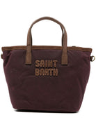 Borsa City Bag Mini MC2 St. Barth rossa con finitura in pelle scamosciata CBMIN001 01018M MC2 ST. BARTH KIDS 