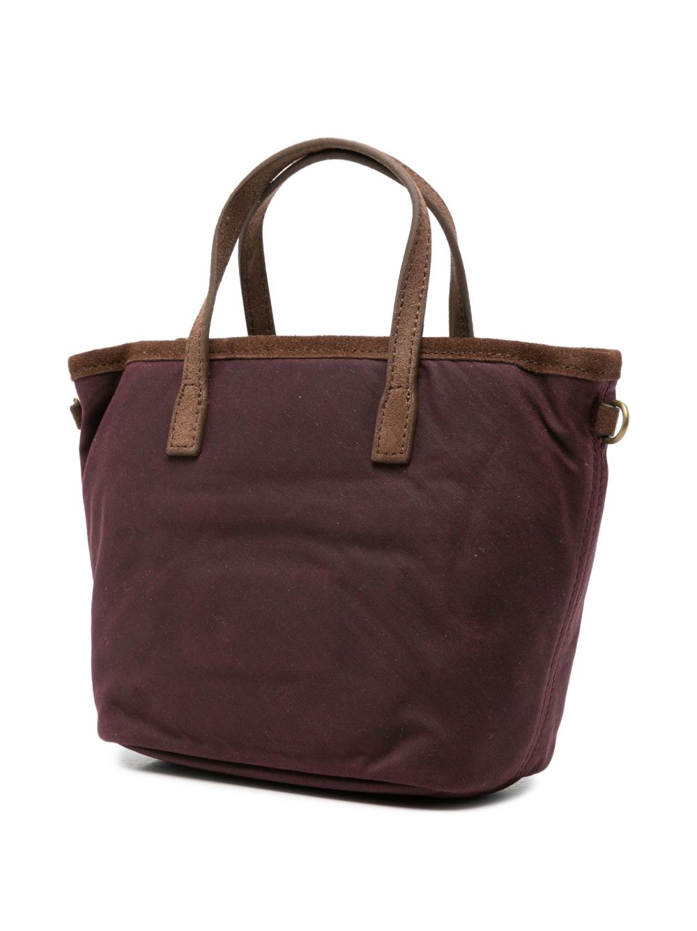 Borsa City Bag Mini MC2 St. Barth rossa con finitura in pelle scamosciata CBMIN001 01018M MC2 ST. BARTH KIDS 