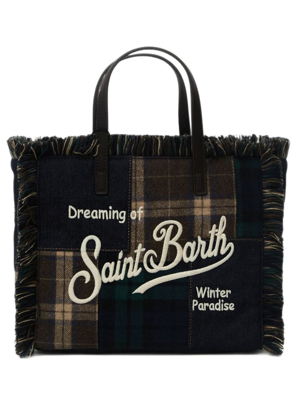 Borsa Colette Wool MC2 St. Barth multicolore con design patchwork COL0045 04125M MC2 ST. BARTH KIDS 