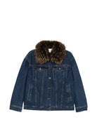 Giacca Dailys per donna MC2 St. Barth blu con lavaggio scuro DLS0001 01740M MC2 ST. BARTH 