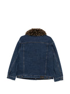 Giacca Dailys per donna MC2 St. Barth blu con lavaggio scuro DLS0001 01740M MC2 ST. BARTH 