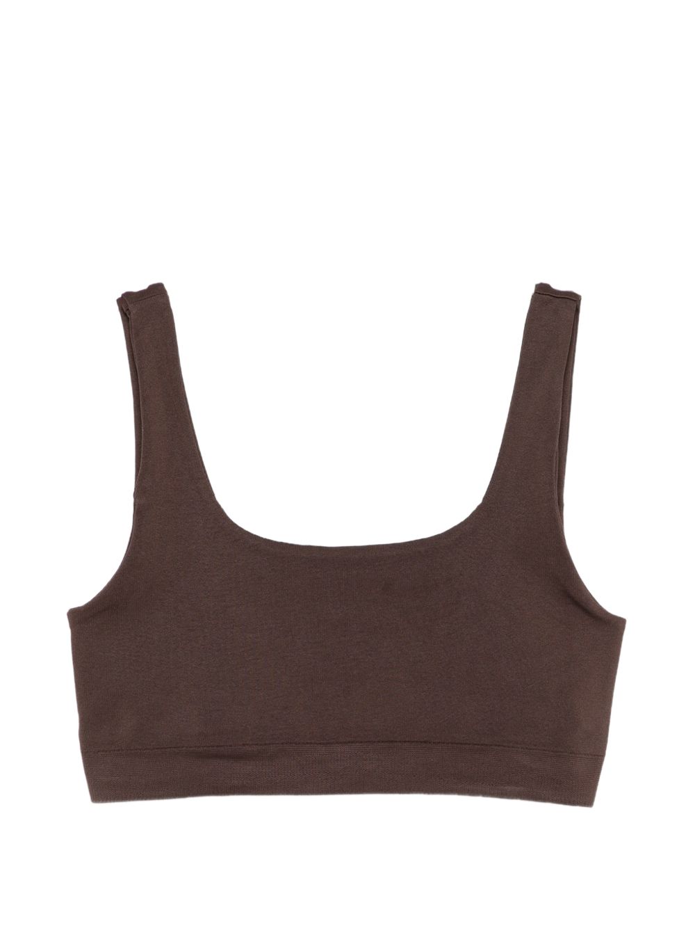 Top per donna MC2 St. Barth marrone con scollo quadrato FIFY001 00022M MC2 ST. BARTH 