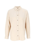 Camicia per donna MC2 Saint Barth bianca con logo sul retro GIG0002 00097M MC2 ST. BARTH 