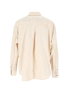 Camicia per donna MC2 Saint Barth bianca con logo sul retro GIG0002 00097M MC2 ST. BARTH 