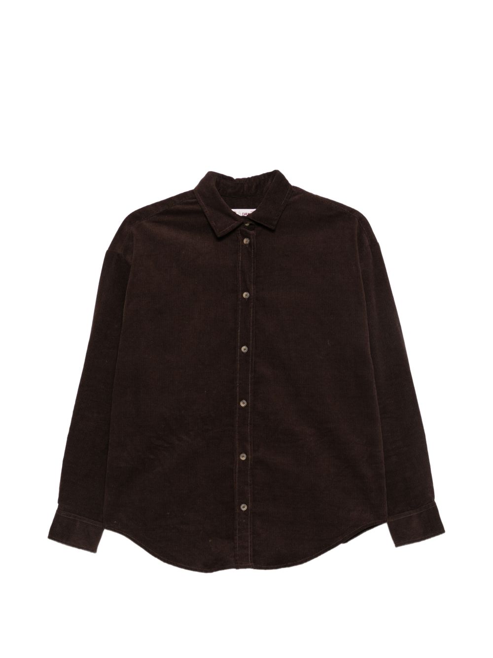 Camicia per donna MC2 St. Barth marrone con trama a coste GIG0002 01000M MC2 ST. BARTH 