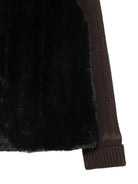Giubbino per donna MC2 St. Barth marrone con inserti in pelliccia GYA0001 00594M MC2 ST. BARTH 