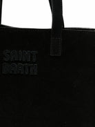 Borsa Tote Joba MC2 Saint Barth nera in camoscio JOBA001 00783M MC2 ST. BARTH 