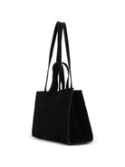 Borsa Tote Joba MC2 Saint Barth nera in camoscio JOBA001 00783M MC2 ST. BARTH 
