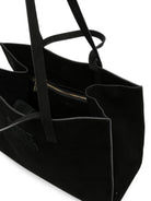 Borsa Jour Midi MC2 Saint Barth nera con logo ricamato sul davanti JOBAM01 00783M MC2 ST. BARTH KIDS 