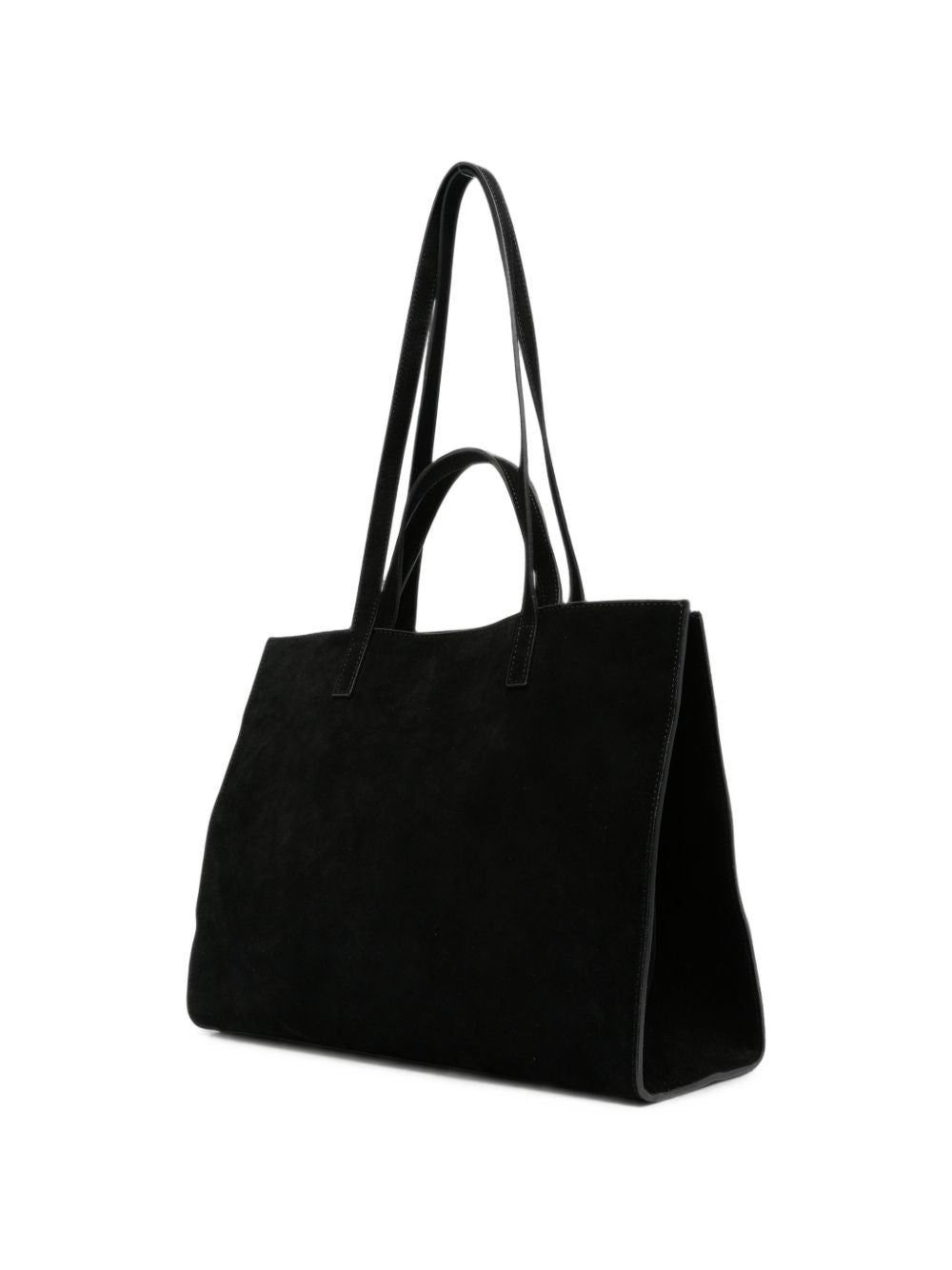 Borsa Jour Midi MC2 Saint Barth nera con logo ricamato sul davanti JOBAM01 00783M MC2 ST. BARTH KIDS 