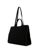Borsa Jour Midi MC2 Saint Barth nera con logo ricamato sul davanti JOBAM01 00783M MC2 ST. BARTH KIDS 