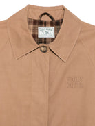 Cappotto Lion MC2 St. Barth marrone con logo ricamato sul petto LIR0002 00339M MC2 ST. BARTH 