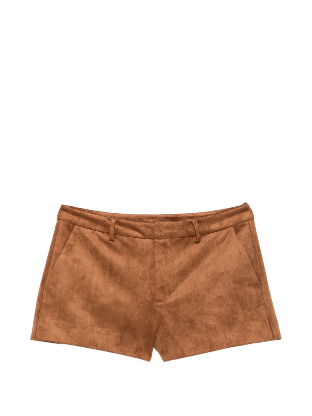 Shorts per donna MC2 St. Barth marrone con texture effetto camoscio LVA0001 00026M MC2 ST. BARTH 