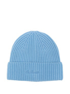 Cappello per donna MC2 St. Barth azzurro con logo ricamato sul davanti MOS0004 00008M MC2 ST. BARTH 