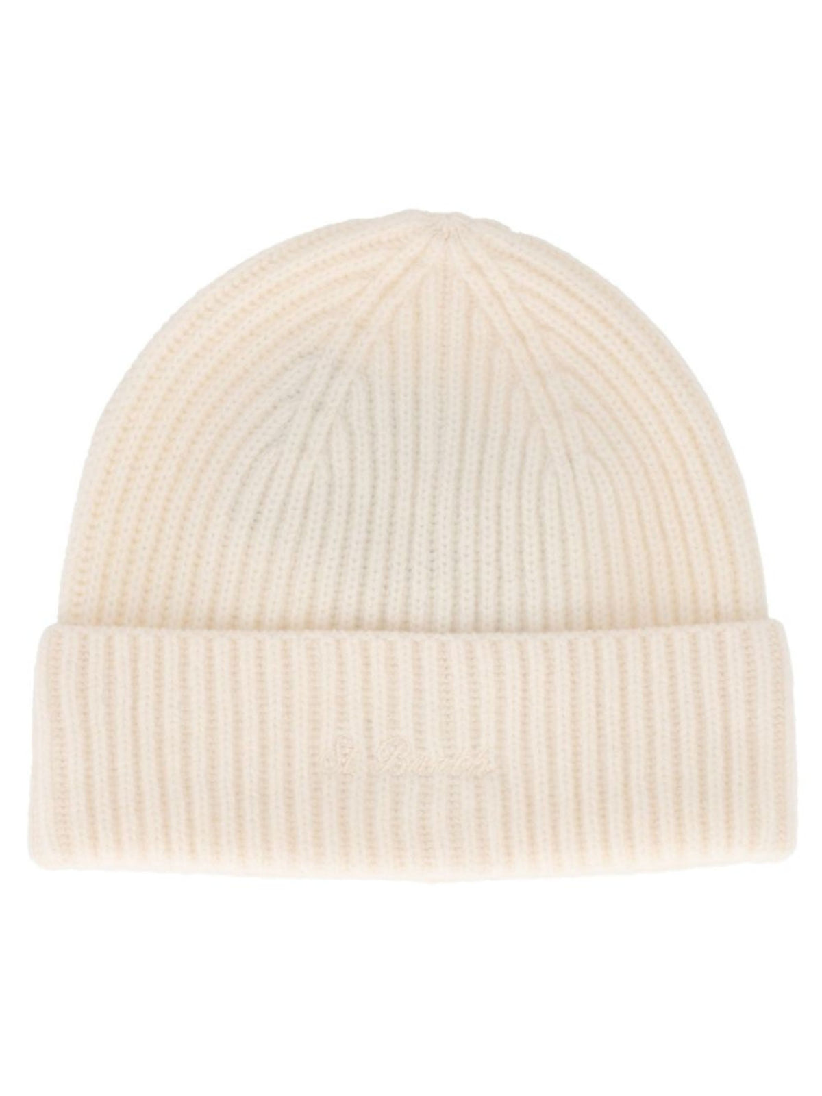 Cappello per bambina MC2 Saint Barth Kids beige con trama a coste MOS0004 00023M MC2 ST. BARTH 