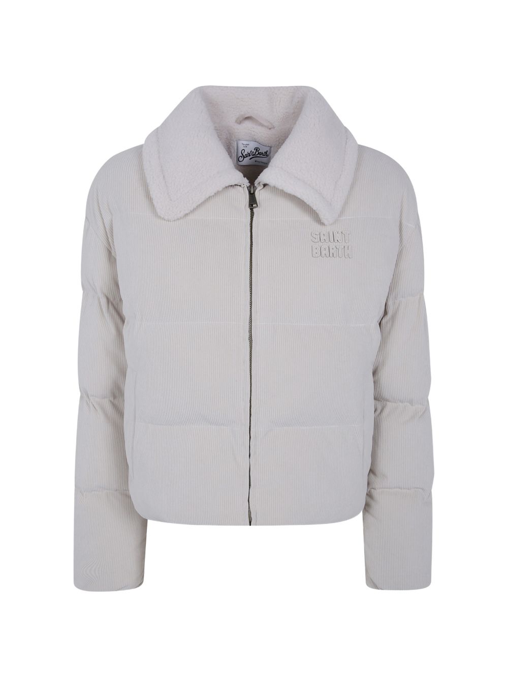 Giacca per donna MC2 St. Barth beige con texture in velluto SEH0001 00998M MC2 ST. BARTH 