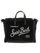 Borsa Vanity Mini Velvet N MC2 St. Barth nera con texture in velluto VAMI033 00474M MC2 ST. BARTH KIDS 