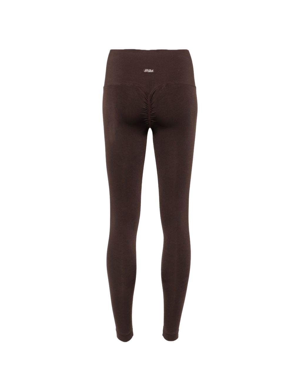 Leggings per bambina MC2 Saint Barth marrone scuro con texture a coste VEG0001 00022M MC2 ST. BARTH 