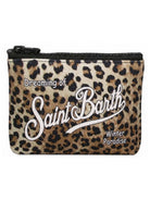 Pochette Aline MC2 St. Barth marrone con stampa grafica animalier ALI0002 02624M MC2 ST. BARTH KIDS 