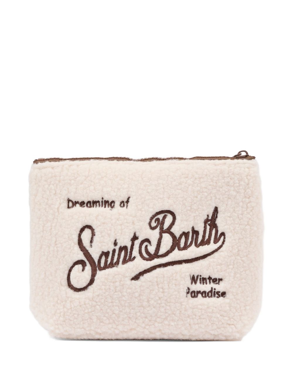 Pochette Aline MC2 Saint Barth beige con finitura in shearling ALI0023 00168M MC2 ST. BARTH KIDS 