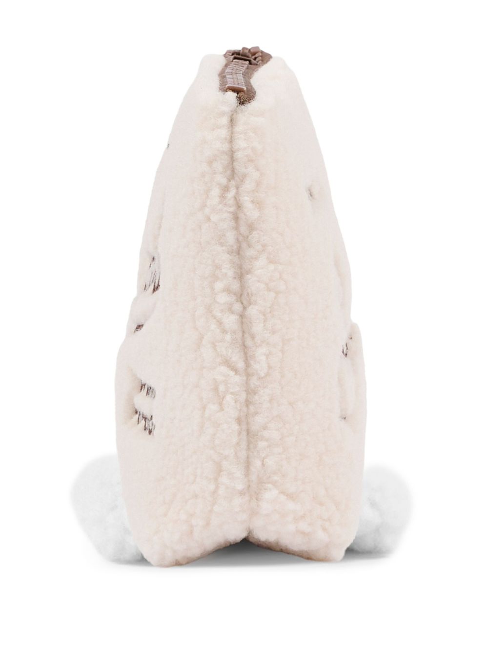 Pochette Aline MC2 Saint Barth beige con finitura in shearling ALI0023 00168M MC2 ST. BARTH KIDS 