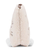 Pochette Aline MC2 Saint Barth beige con finitura in shearling ALI0023 00168M MC2 ST. BARTH KIDS 