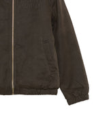 Giubbino per bambino MC2 Saint Barth Kids verde militare con colletto a coste BIRD004 00034M MC2 ST. BARTH KIDS 