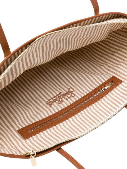 City Bags MC2 Saint Barth bianca con logo ricamato sul davanti CB0004 00478M MC2 ST. BARTH KIDS 