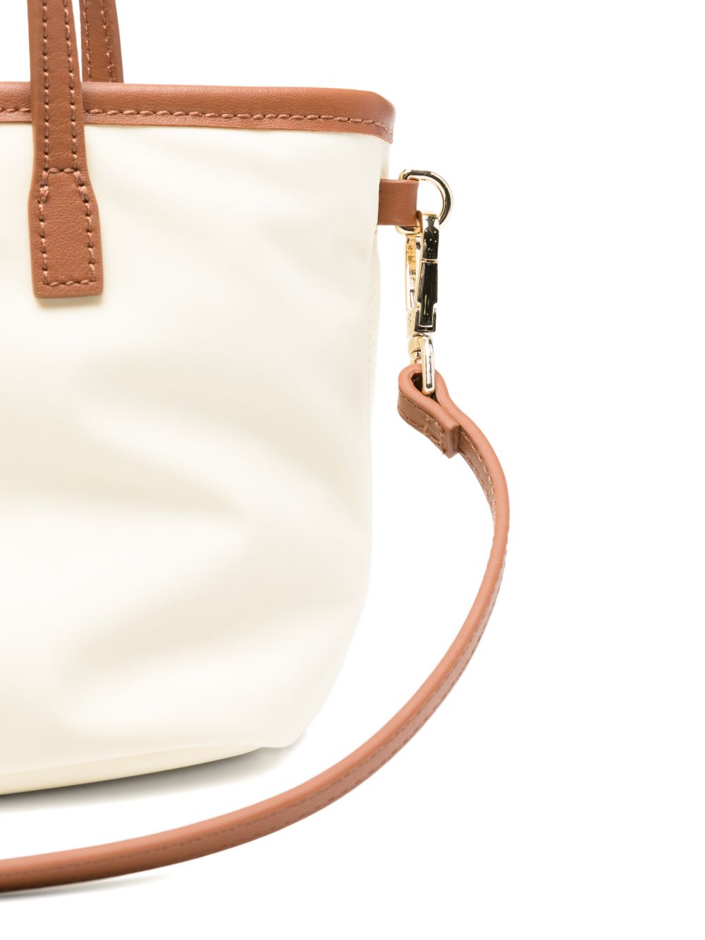 Borsa City Bag MC2 Saint Barth bianca con logo ricamato sul davanti CB0005 00478M MC2 ST. BARTH KIDS 
