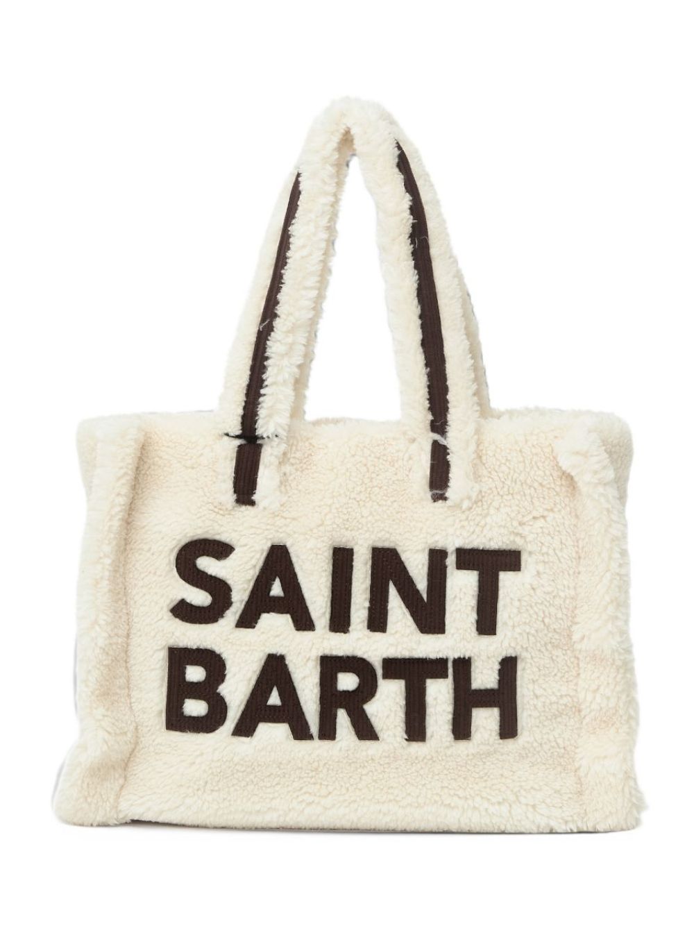 Borsa Colette MC2 St. Barth beige con finitura in eco shearling COL0032 00127M MC2 ST. BARTH KIDS 