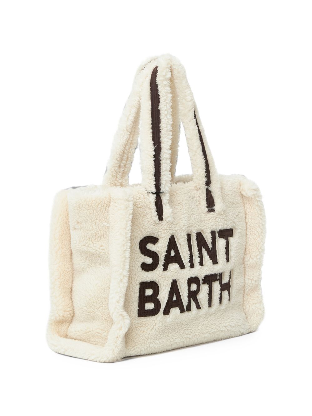 Borsa Colette MC2 St. Barth beige con finitura in eco shearling COL0032 00127M MC2 ST. BARTH KIDS 