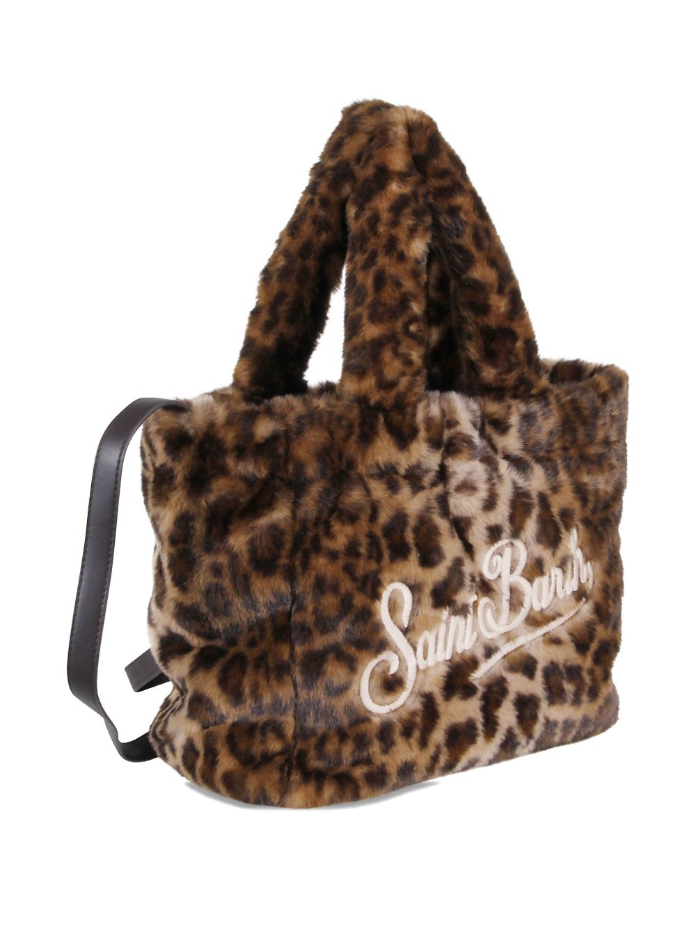 Borsa Colette Soft Fur MC2 St. Barth marrone con stampa animalier COL0033 00214M MC2 ST. BARTH KIDS 