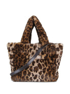 Borsa Colette Soft Fur MC2 St. Barth marrone con stampa animalier COL0033 00214M MC2 ST. BARTH KIDS 