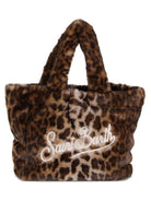Borsa Colette Soft Fur MC2 St. Barth marrone con stampa animalier COL0033 00214M MC2 ST. BARTH KIDS 