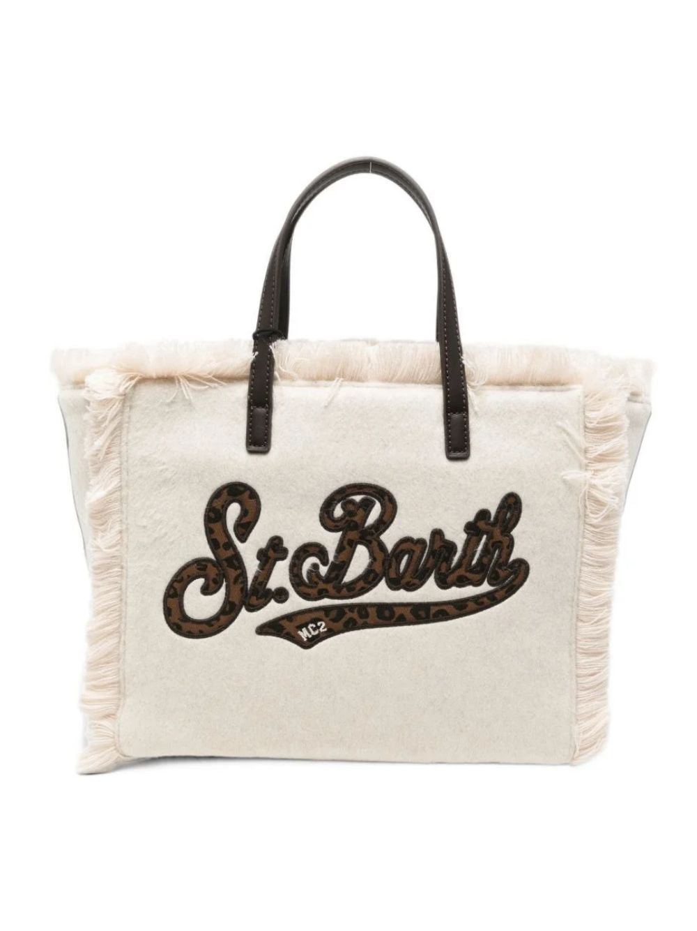 Colette Felt MC2 St. Barth bianca con logo ricamato sul davanti COL0046 01818M MC2 ST. BARTH KIDS 