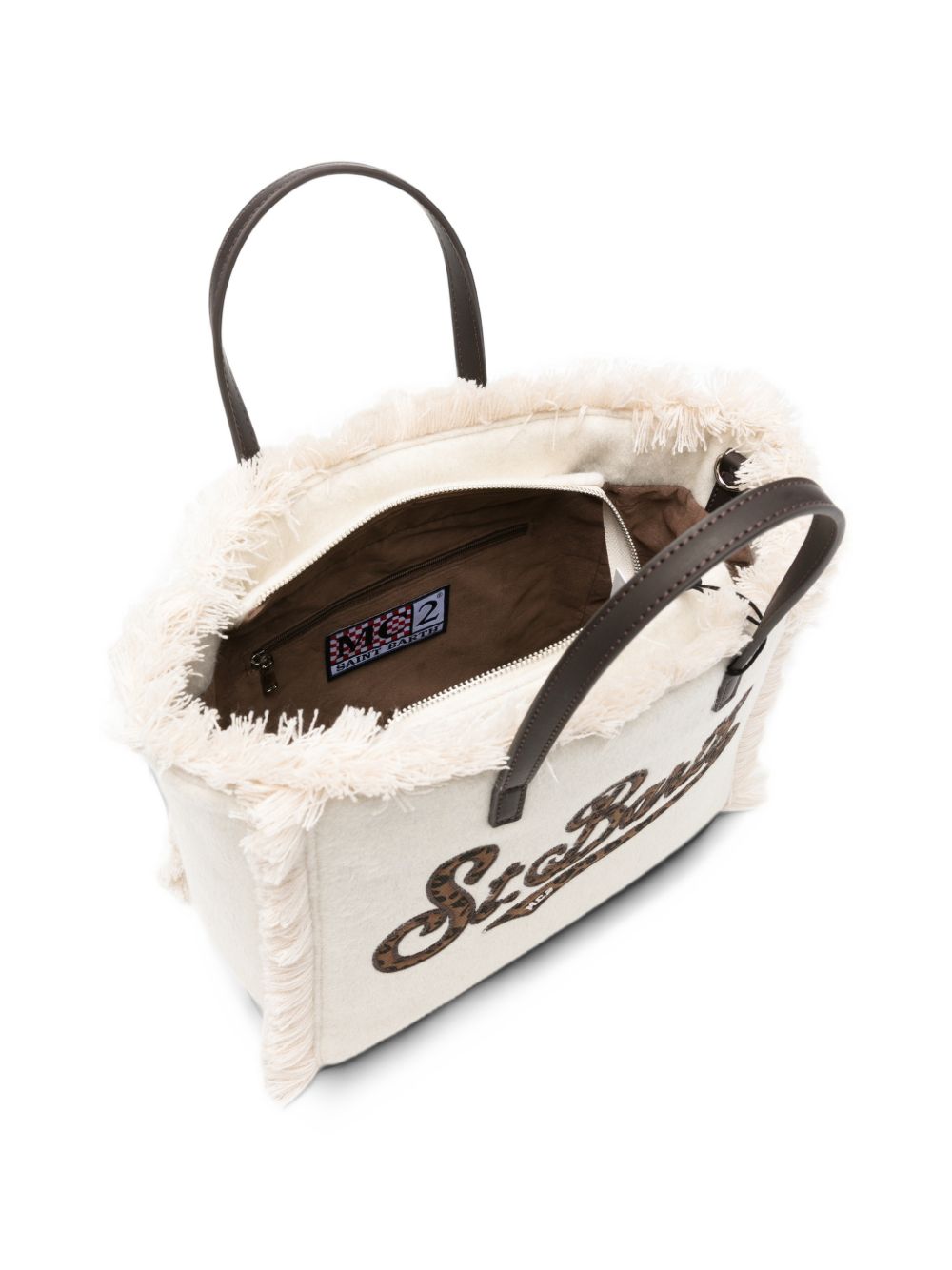Colette Felt MC2 St. Barth bianca con logo ricamato sul davanti COL0046 01818M MC2 ST. BARTH KIDS 