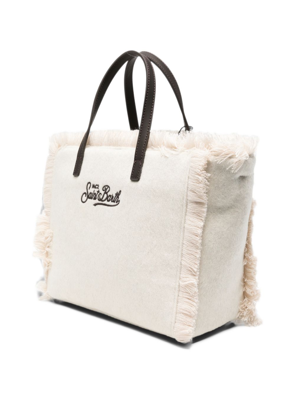 Colette Felt MC2 St. Barth bianca con logo ricamato sul davanti COL0046 01818M MC2 ST. BARTH KIDS 
