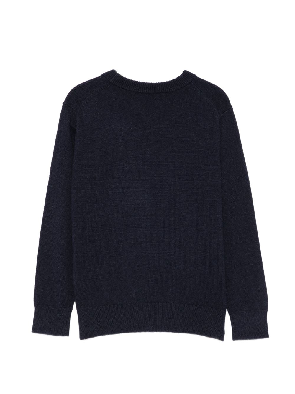 Maglione per bambino MC2 Saint Barth Kids blu navy con motivo intarsiato di Spider-Man DOU0006 00151M MC2 ST. BARTH KIDS 