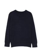 Maglione per bambino MC2 Saint Barth Kids blu navy con motivo intarsiato di Spider-Man DOU0006 00151M MC2 ST. BARTH KIDS 
