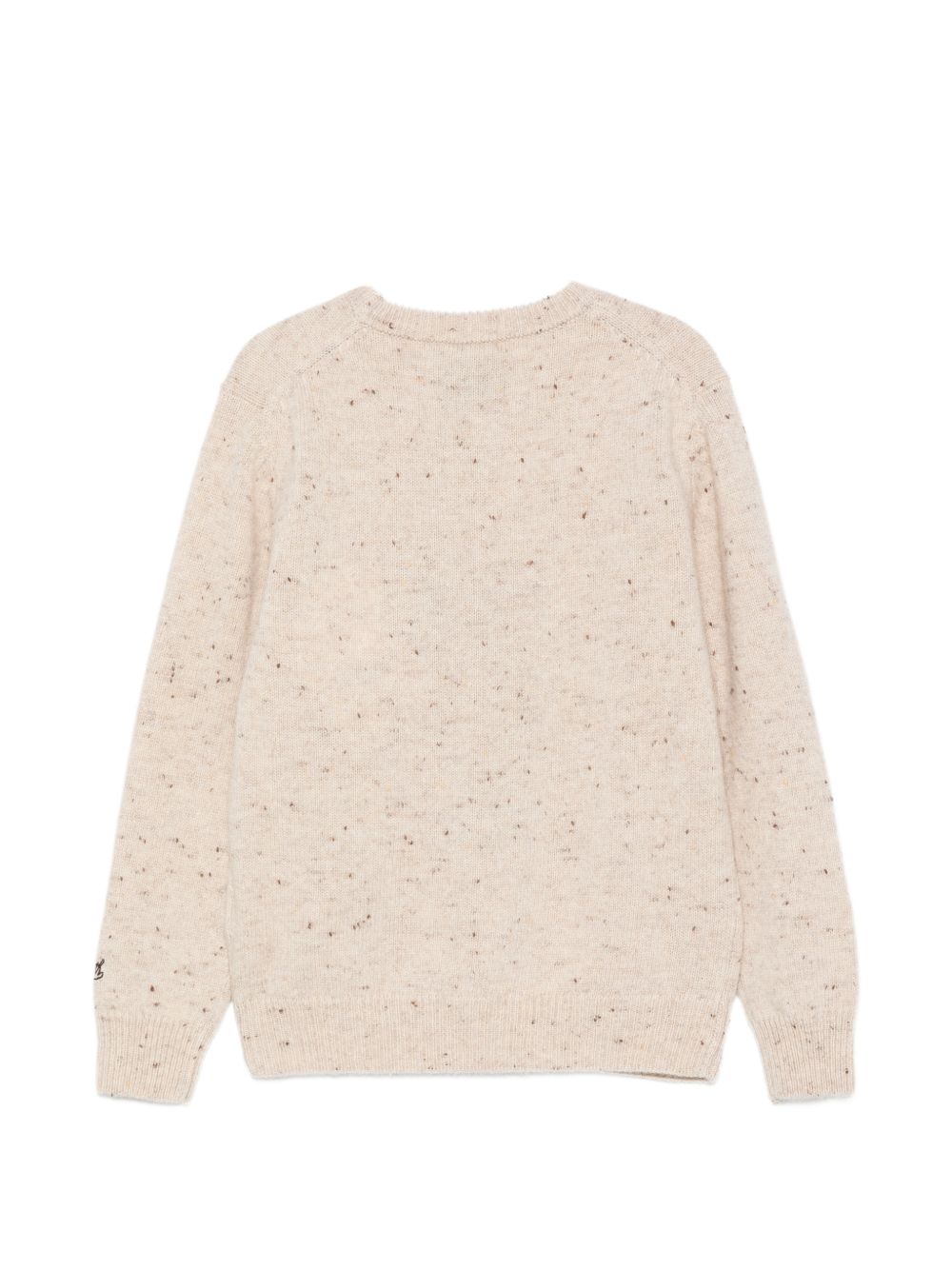 Felpa per bambino Mc2 St. Barth Kids beige con motivo a orsetto screziato DOU0022 00589M MC2 ST. BARTH KIDS 