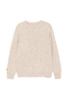 Maglione per bambino Mc2 St. Barth Kids beige con motivo a orsetto screziato DOU0022 00589M MC2 ST. BARTH KIDS 