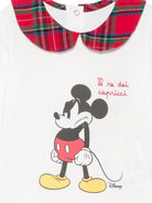 Body per neonato MC2 Saint Barth Kids X Disney bianco con stampa topolino JCQ0001 01986M MC2 ST. BARTH KIDS 