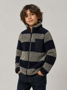 Giubbino per bambino MC2 St. Barth Kids x Peanuts multicolore con ricamo Snoopy sul retro KEY0005 00203M MC2 ST. BARTH KIDS 