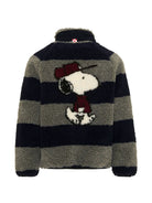 Giubbino per bambino MC2 St. Barth Kids x Peanuts multicolore con ricamo Snoopy sul retro KEY0005 00203M MC2 ST. BARTH KIDS 