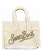 Portachiavi MC2 St. Barth bianco con logo ricamato sul davanti KEYB008 00172M MC2 ST. BARTH KIDS 